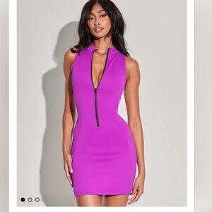 TA3 Sleeveless Surfy Mini Dress Orchid purple size 2x regular long length